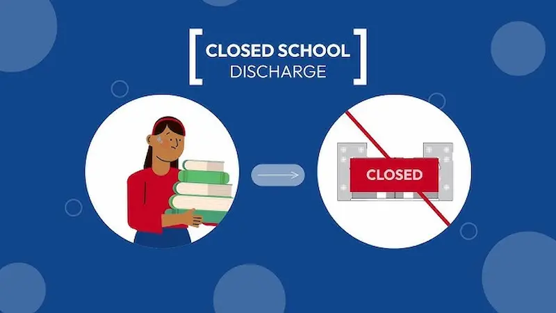 closed school discharge
